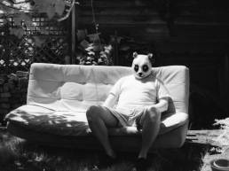 Domestic Panda: Infrared. Camera: Nikon FE. Film: Rollei Infrared IR400. Filter IR760.