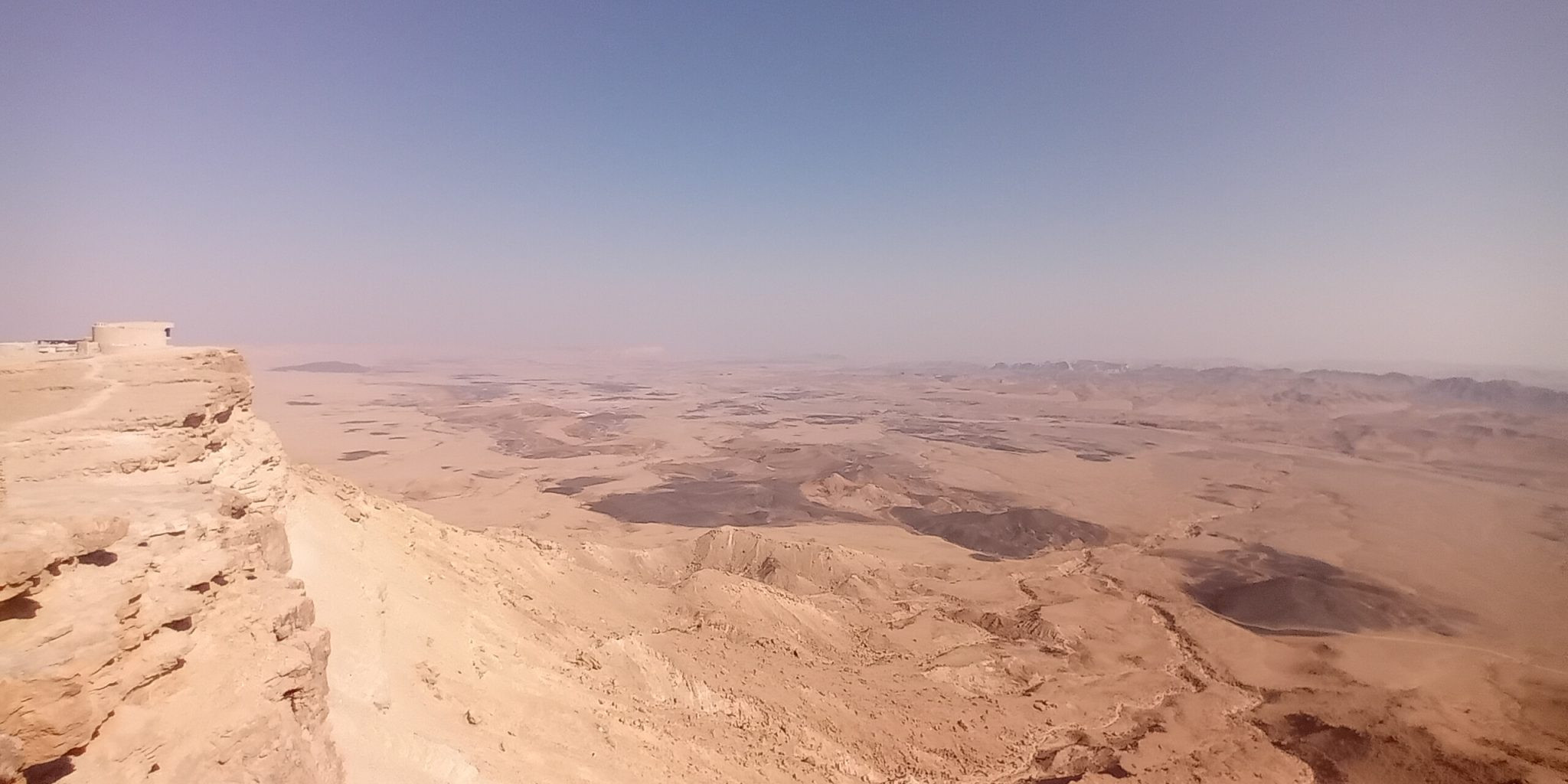 Mitzpe Ramon Crater in the israelian Negev desert